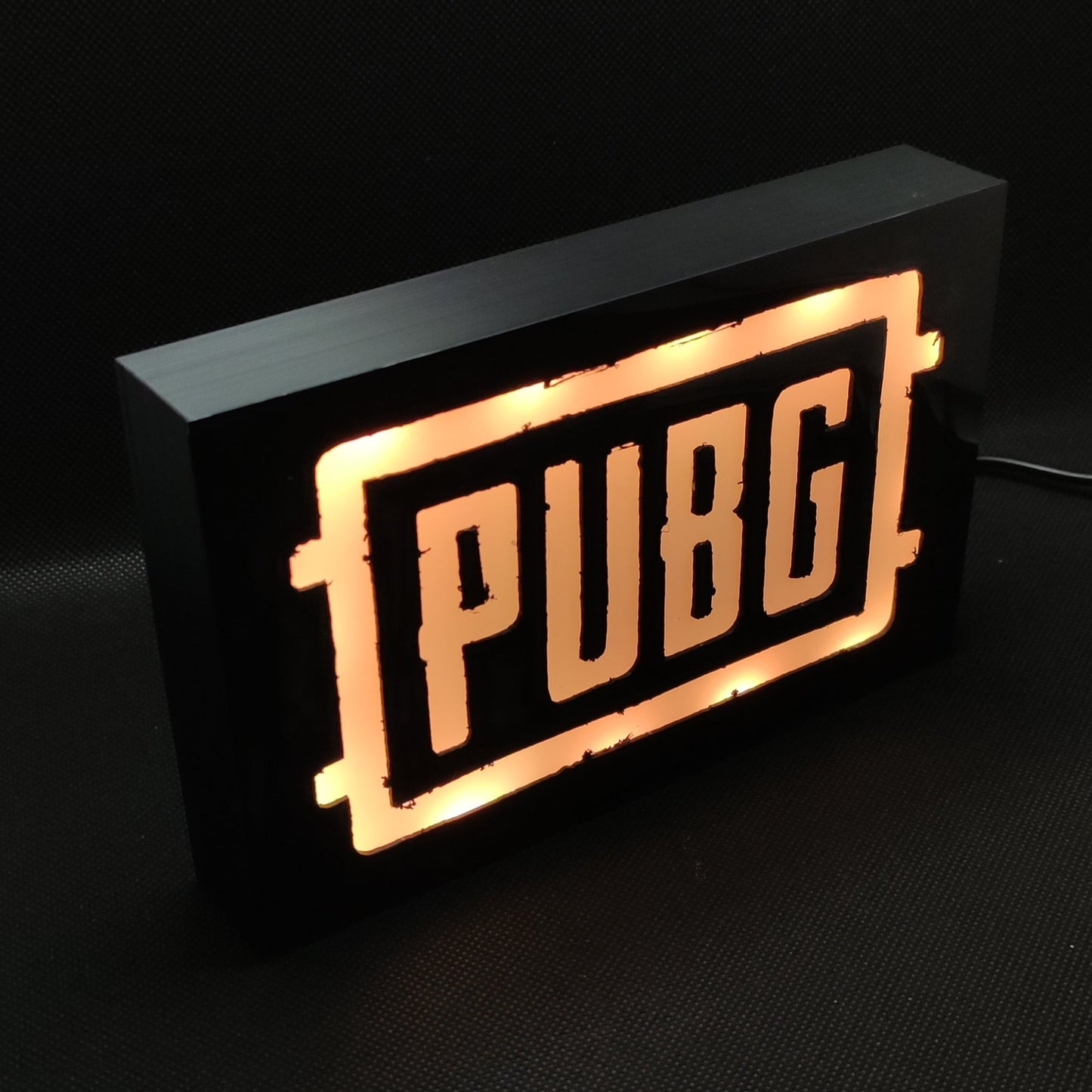 Caixa de luz LED PUBG