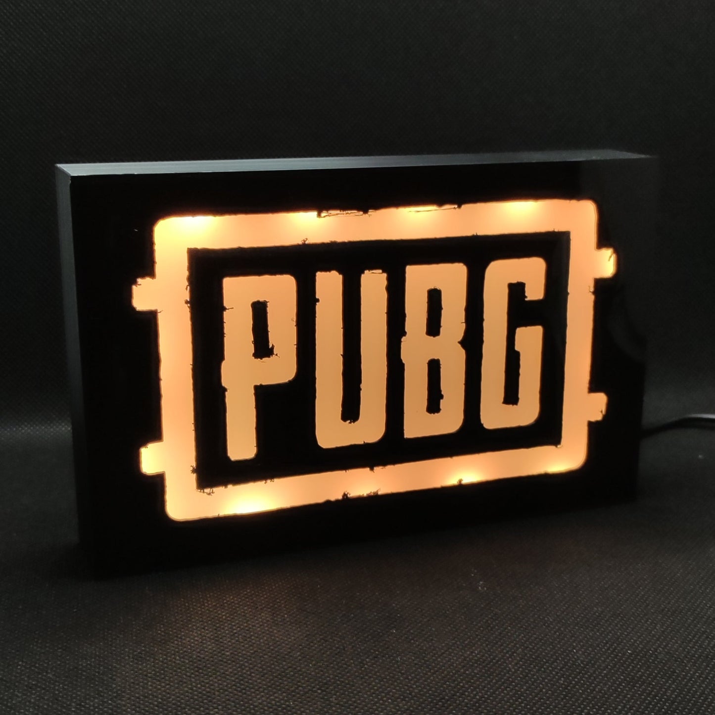 Caixa de luz LED PUBG