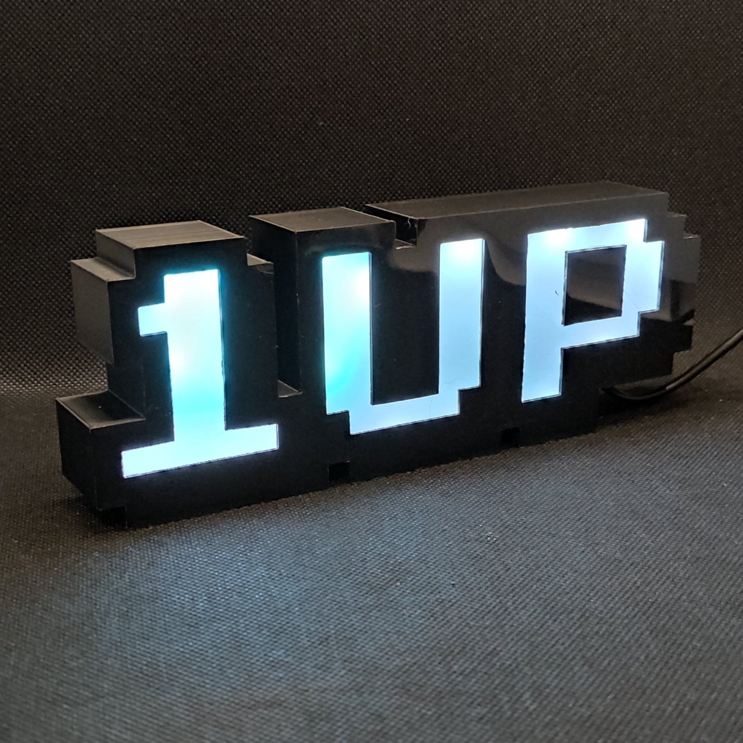 1 letreiro de caixa de luz LED LIFE UP