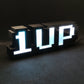 1 letreiro de caixa de luz LED LIFE UP