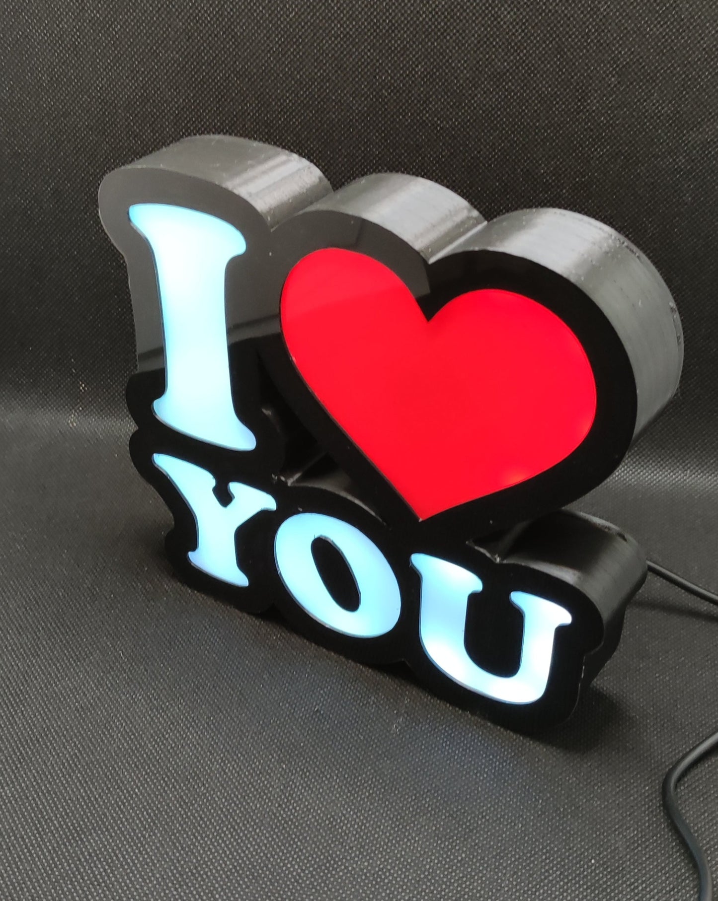 I LOVE YOU Led Lightbox Sign