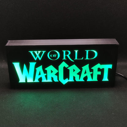 World of Warcraft Led Gaming Light Sign