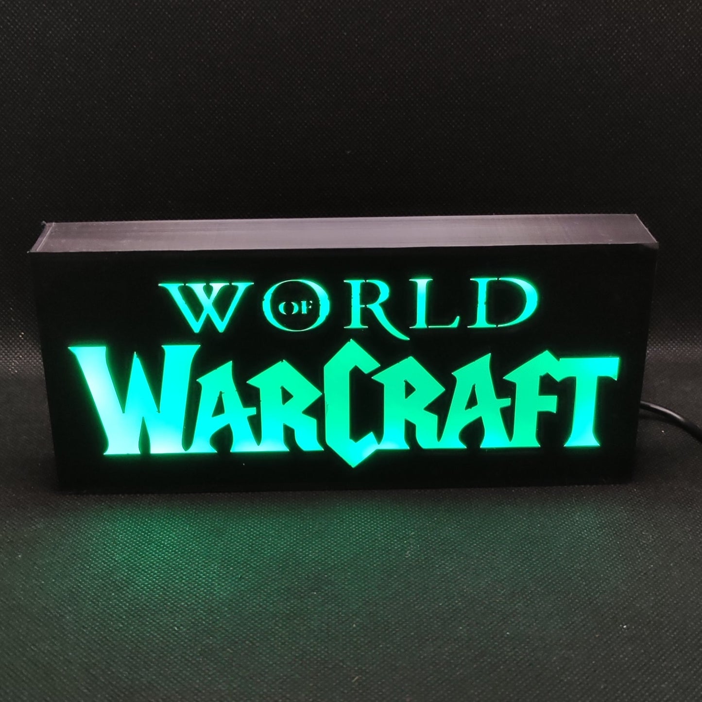 Caixa de luz LED World of Warcraft