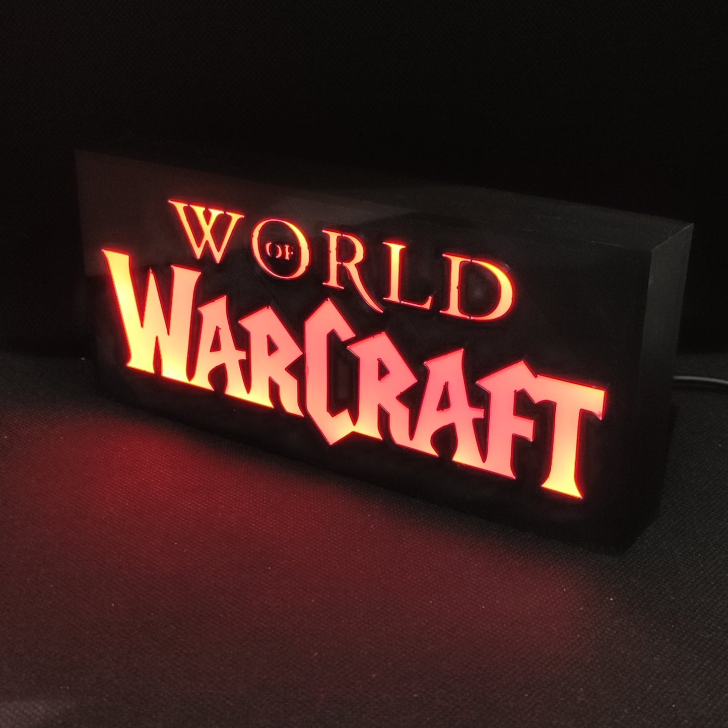 World of Warcraft Led Gaming Light Sign