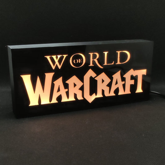 World of Warcraft Led Gaming Light Sign