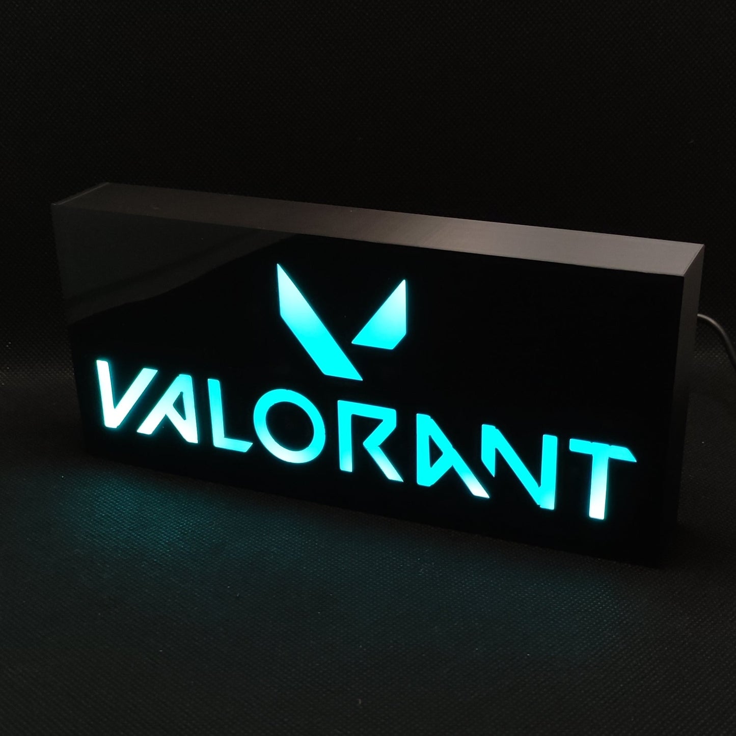 Caixa de luz LED VALORANT