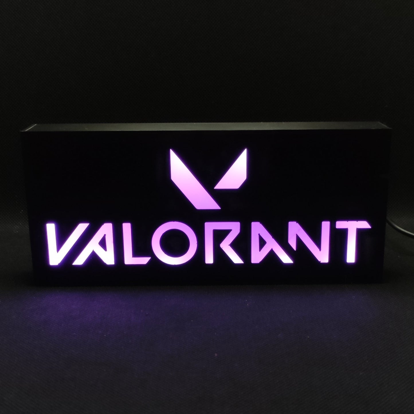 Caixa de luz LED VALORANT