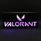 Caixa de luz LED VALORANT