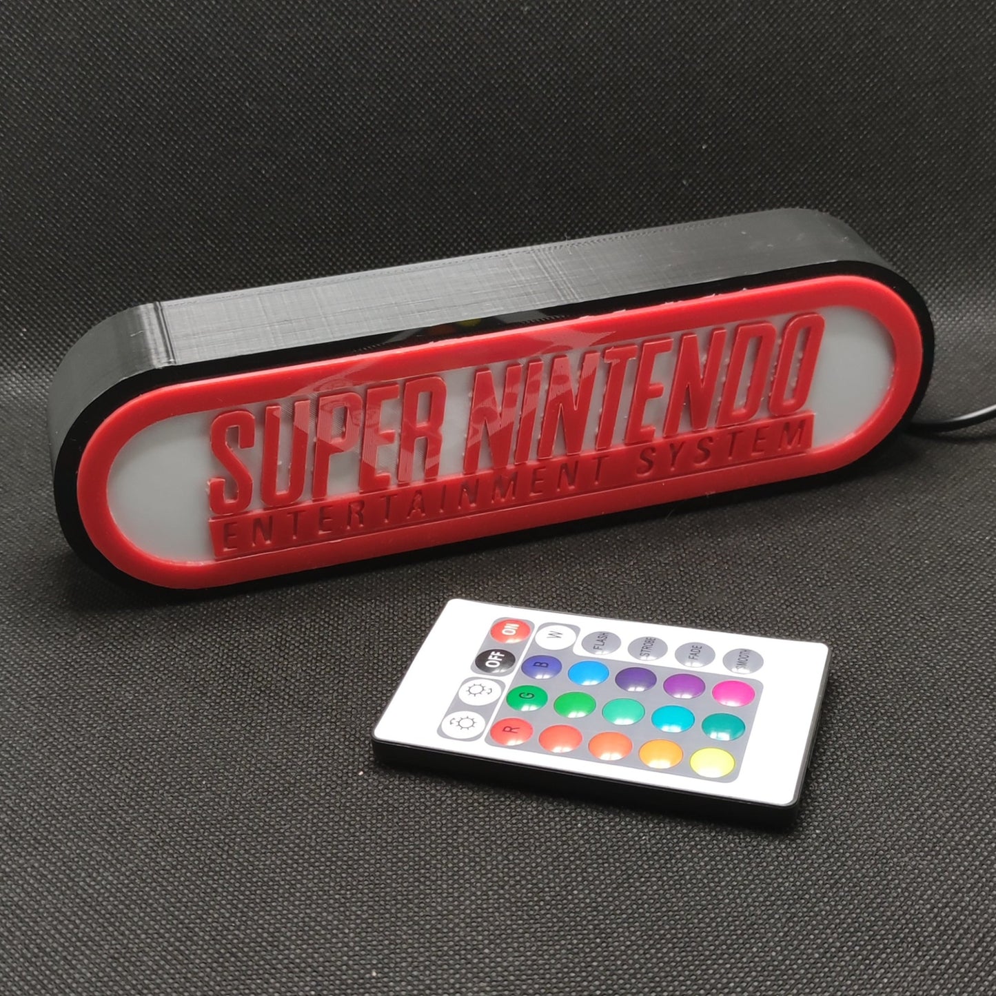 Caixa de luz LED SUPER NINTENDO SNES