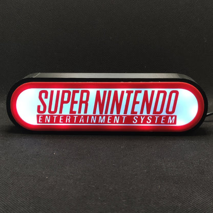 SUPER NINTENDO SNES Led Gaming Light Sign