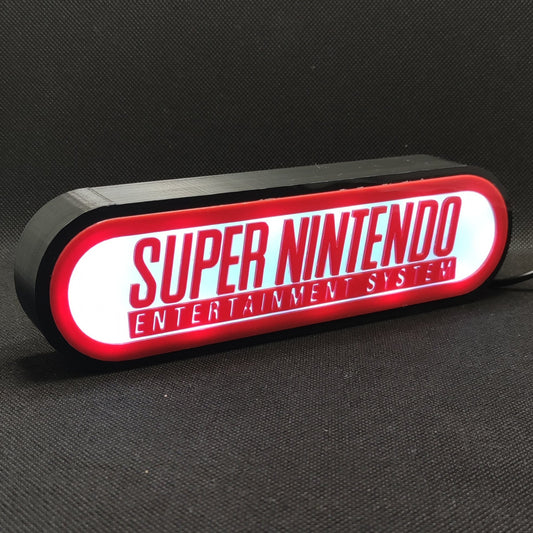 SUPER NINTENDO SNES Led Gaming Light Sign