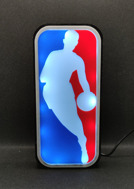 Placa de caixa de luz LED NBA