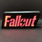 FALLOUT Led Lightbox Schild