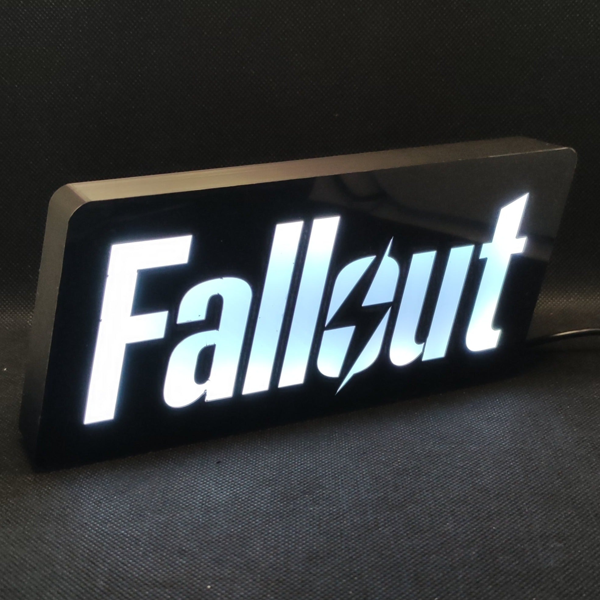 FALLOUT Led Lightbox Sign – Gleam Layer
