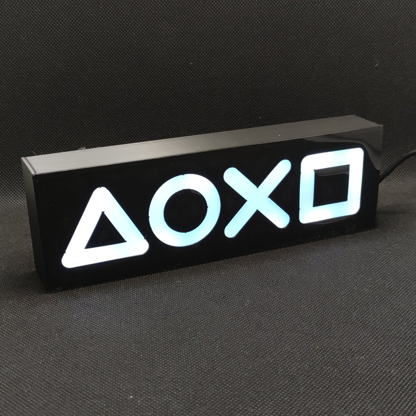 Sinal de caixa de luz LED PLAYSTATION ICONS