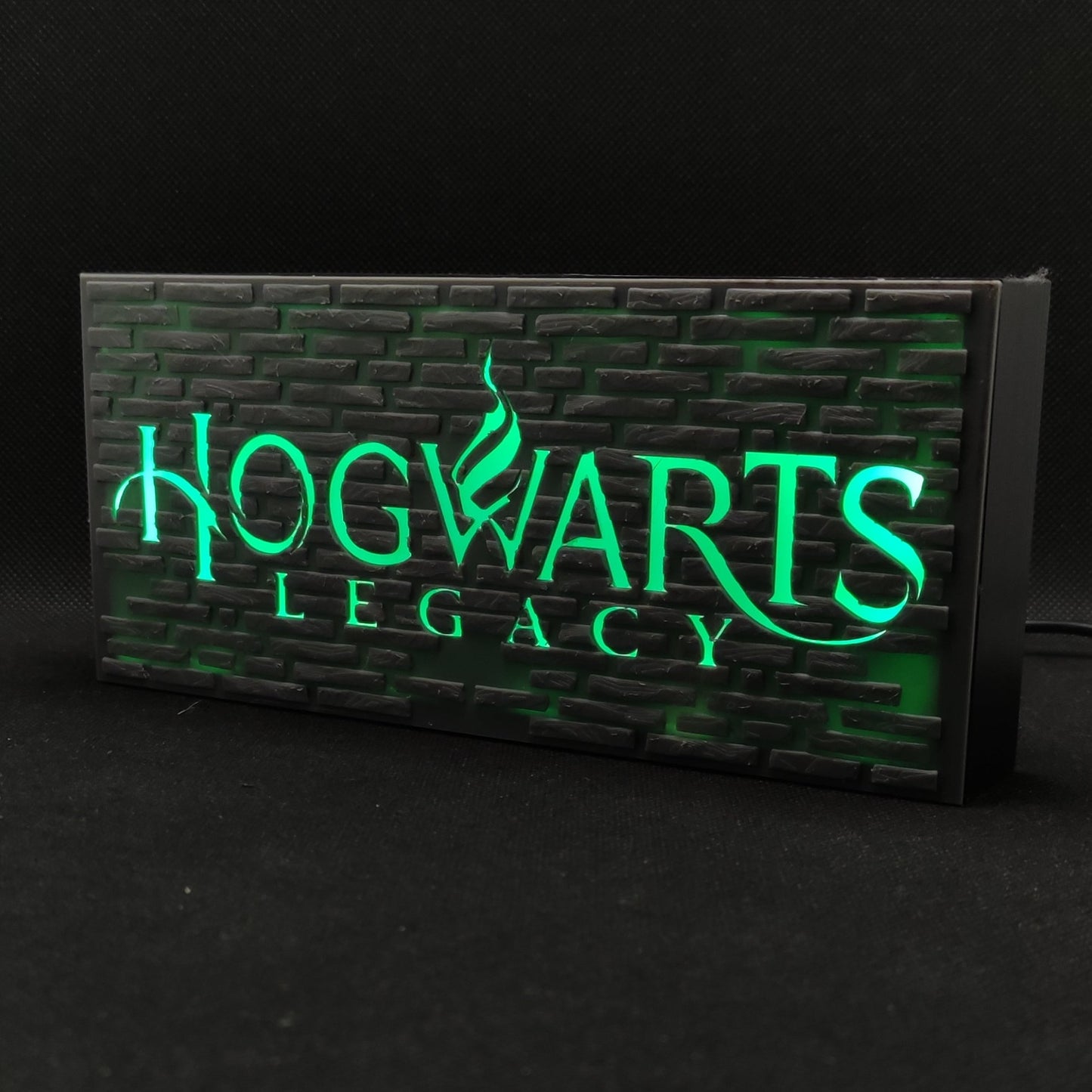 Letreiro de caixa de luz LED Hogwarts Legacy