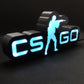 Caixa de luz LED CSGO