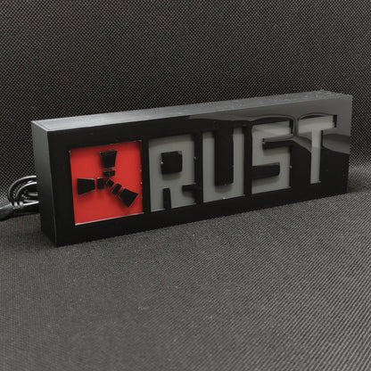 RUST Led Gaming Light Sign