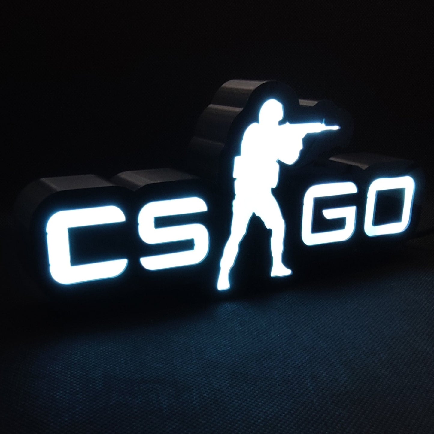 Caixa de luz LED CSGO