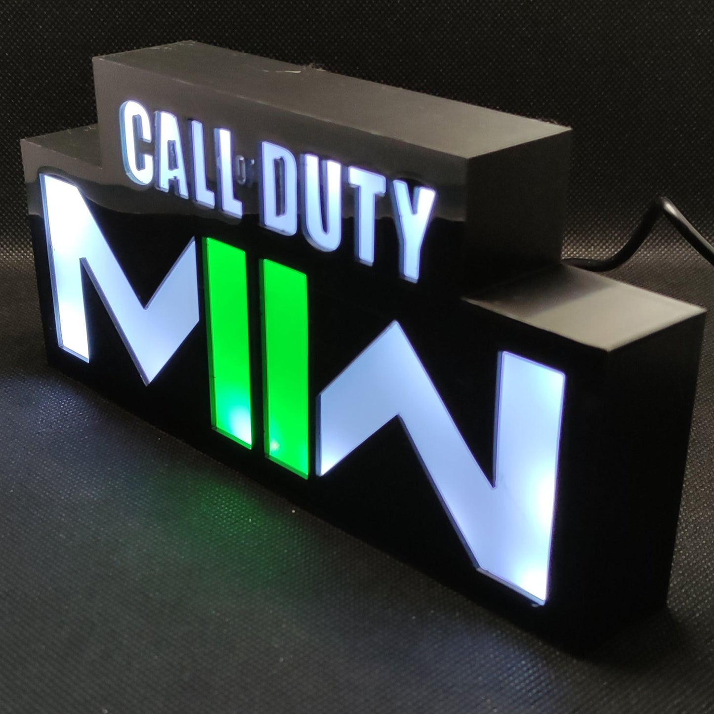 Caixa de luz LED CALL of DUTY Modern Warfare 2