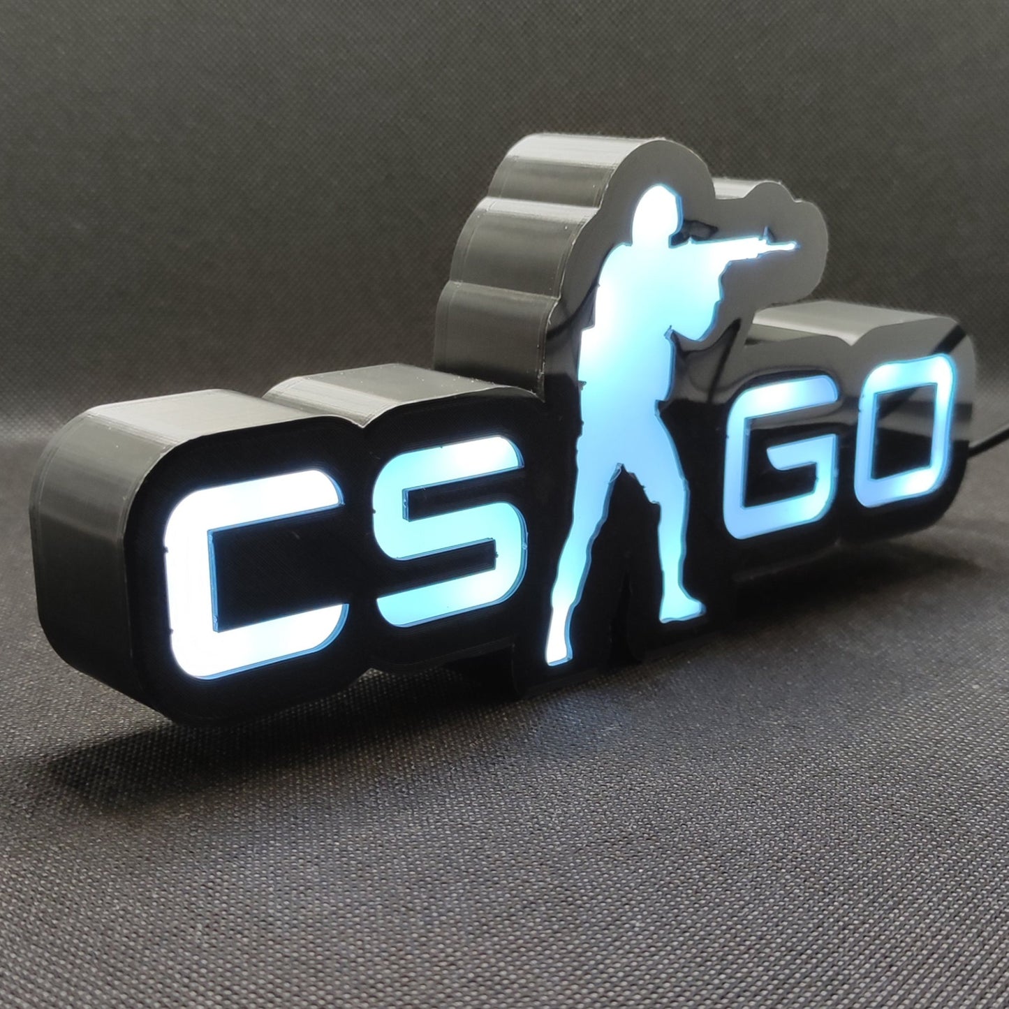 Caixa de luz LED CSGO