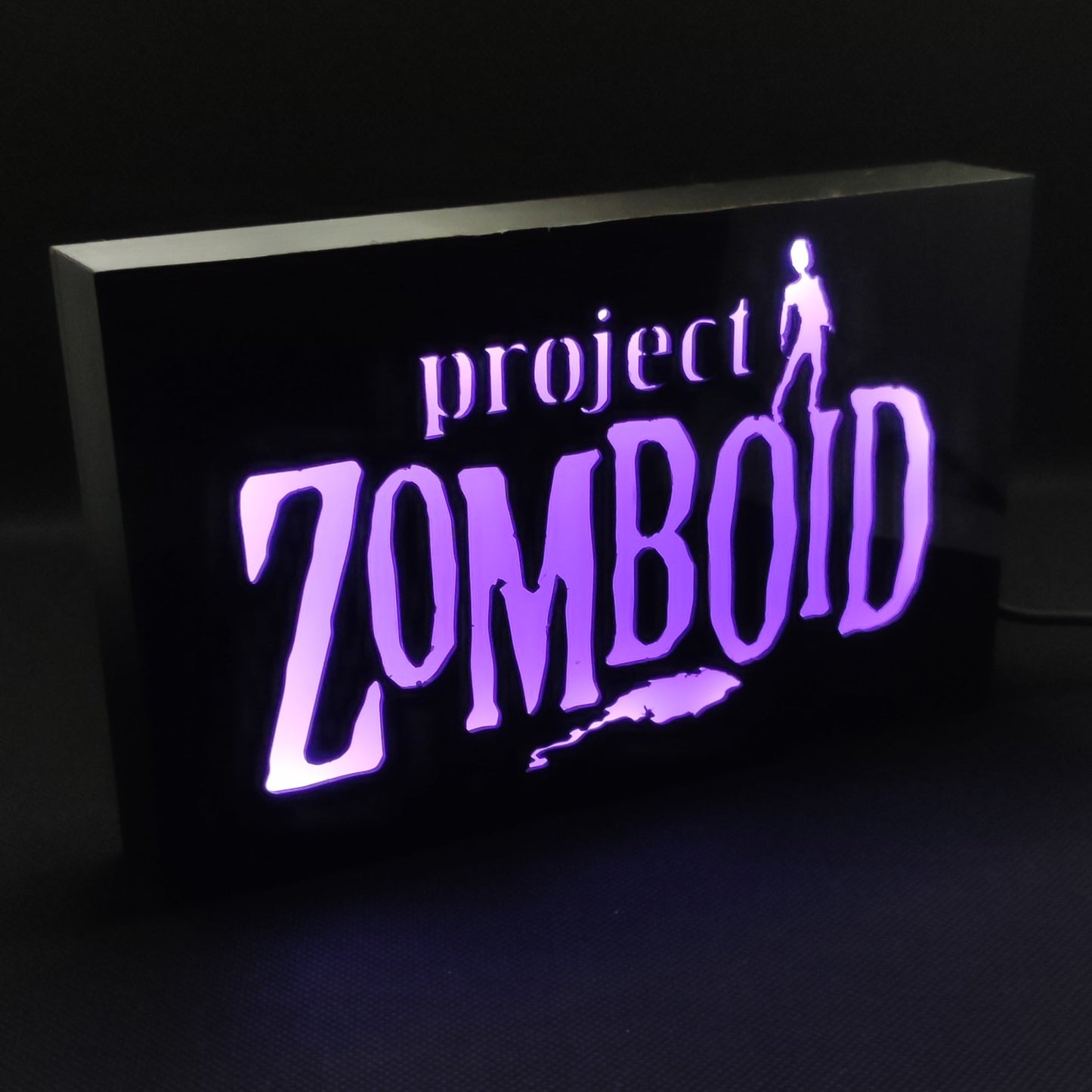 PROJECT ZOMBOID Led Gaming Light Sign